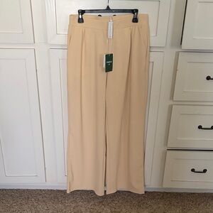 HALARA Cream Wide Leg Women's Pants